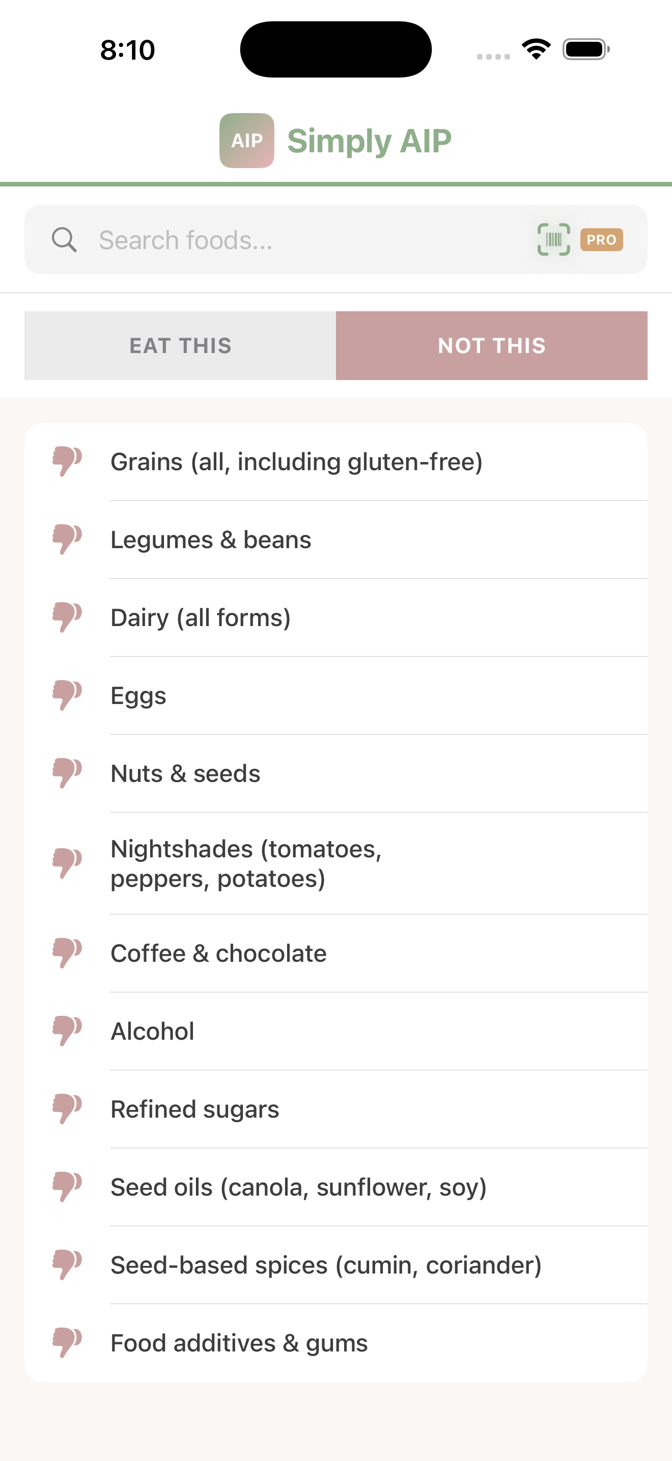 Simply AIP Not This Screen